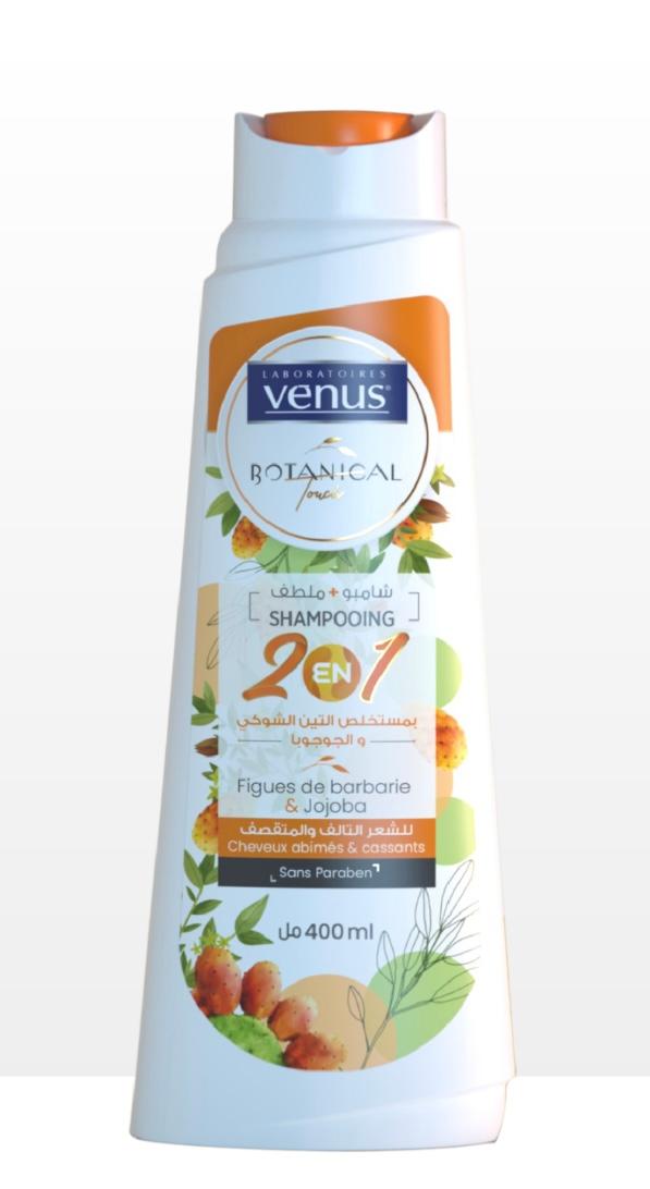 Venus Botanical Touch Shampooing 2 En 1 Cheveux Abîmés 400 ml